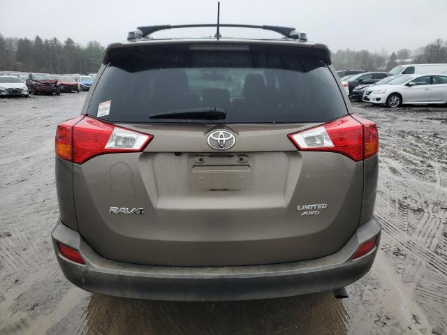 2T3DFREV6DW090586 - 2013 TOYOTA RAV4 LIMITED GRAY photo 6