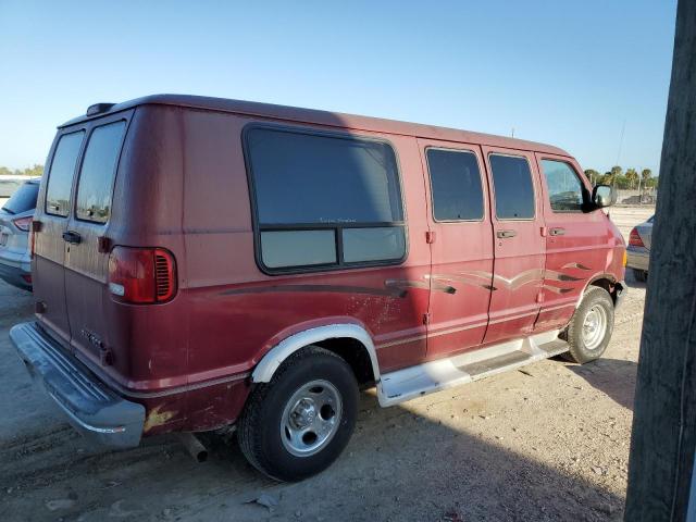 2B6HB11Y3YK140128 - 2000 DODGE RAM VAN B1500 BURGUNDY photo 3