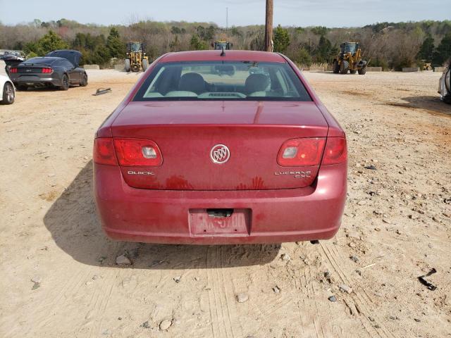 1G4HD57298U139863 - 2008 BUICK LUCERNE CXL BURGUNDY photo 6