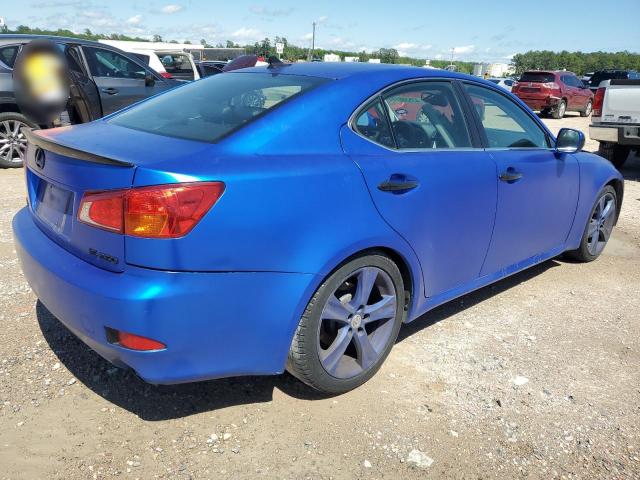 JTHBK262175028103 - 2007 LEXUS IS 250 BLUE photo 3