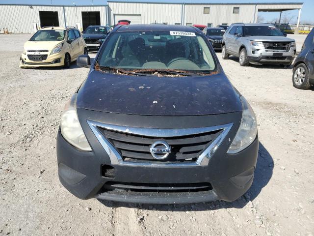 3N1CN7AP7FL862519 - 2015 NISSAN VERSA S GRAY photo 5