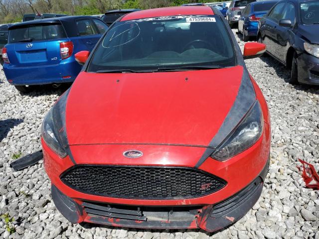 1FADP3L9XGL220110 - 2016 FORD FOCUS ST RED photo 5