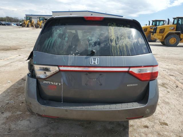 5FNRL5H96CB138906 - 2012 HONDA ODYSSEY TOURING GRAY photo 6