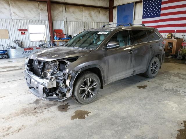5TDJKRFH1GS272130 - 2016 TOYOTA HIGHLANDER XLE CHARCOAL photo 1
