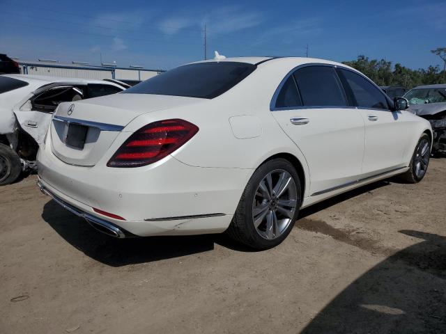 WDDUG6GB7JA403546 - 2018 MERCEDES-BENZ S 450 WHITE photo 3