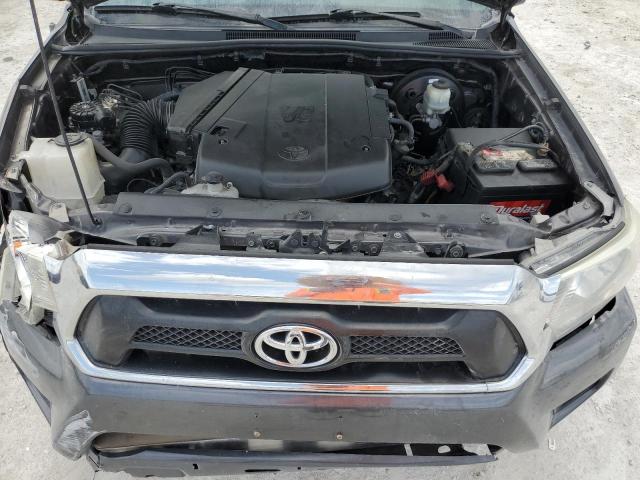 5TFJU4GN3FX077186 - 2015 TOYOTA TACOMA DOUBLE CAB PRERUNNER GRAY photo 11