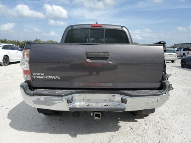 5TFJU4GN3FX077186 - 2015 TOYOTA TACOMA DOUBLE CAB PRERUNNER GRAY photo 6