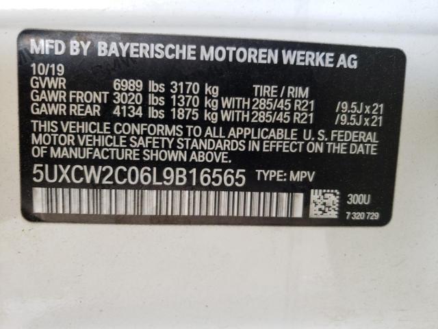 5UXCW2C06L9B16565 - 2020 BMW X7 XDRIVE40I WHITE photo 13