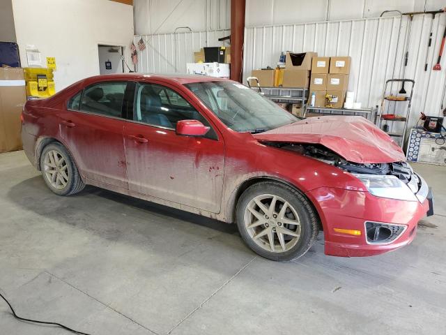 3FAHP0JA8CR259254 - 2012 FORD FUSION SEL BURGUNDY photo 4