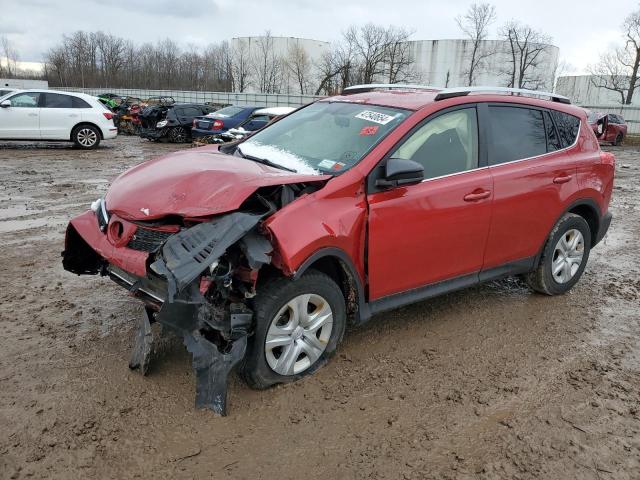 JTMBFREV3FD148595 - 2015 TOYOTA RAV4 LE RED photo 1