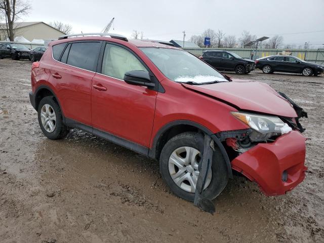 JTMBFREV3FD148595 - 2015 TOYOTA RAV4 LE RED photo 4