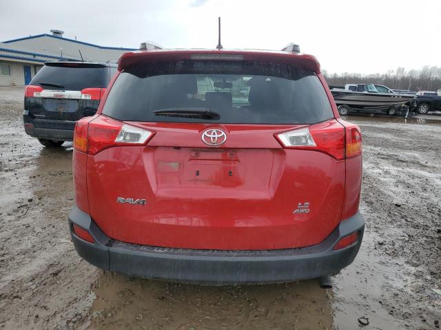 JTMBFREV3FD148595 - 2015 TOYOTA RAV4 LE RED photo 6