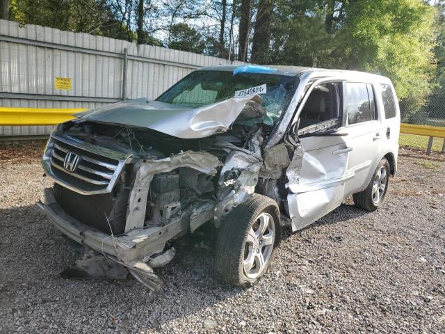 5FNYF3H42DB022373 - 2013 HONDA PILOT EX SILVER photo 1