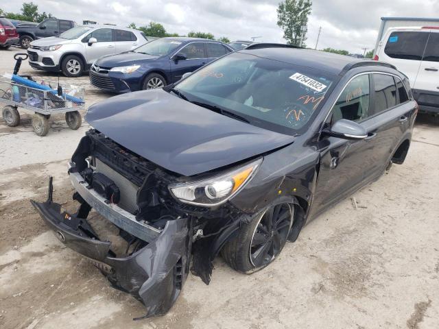 KNDCC3LC2K5292560 - 2019 KIA NIRO EX BLACK photo 2