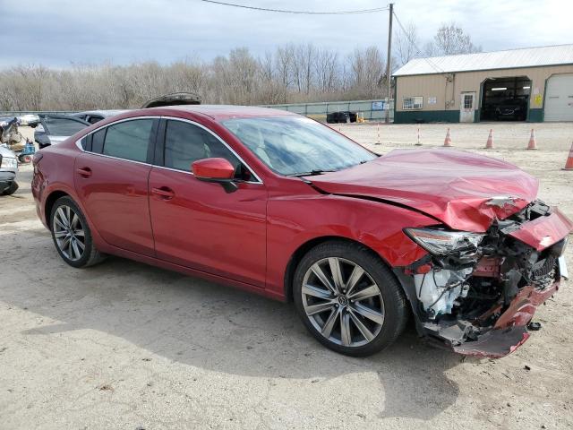 JM1GL1XY6J1304212 - 2018 MAZDA 6 SIGNATURE MAROON photo 4