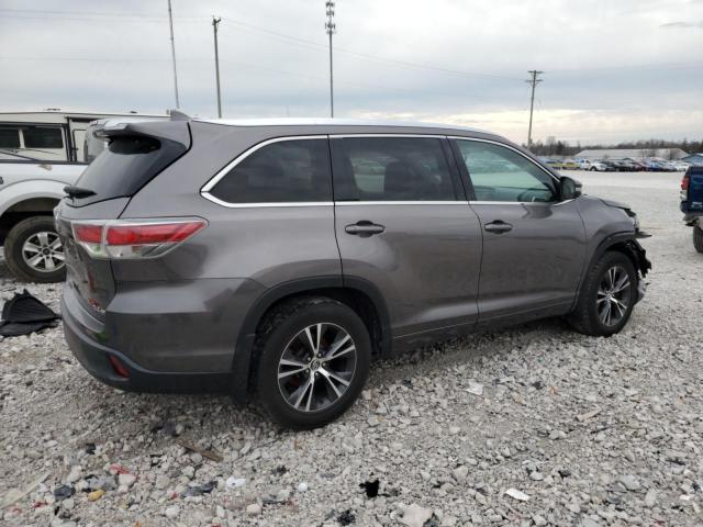 5TDJKRFH8GS328225 - 2016 TOYOTA HIGHLANDER XLE 灰色 照片 3