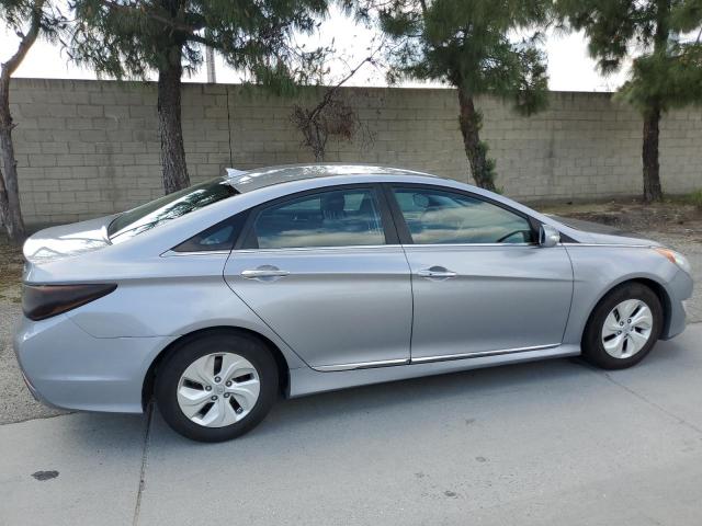 KMHEC4A47FA126327 - 2015 HYUNDAI SONATA HYBRID GRAY photo 3