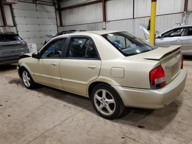 JM1BJ225220548921 - 2002 MAZDA PROTEGE DX BEIGE photo 2