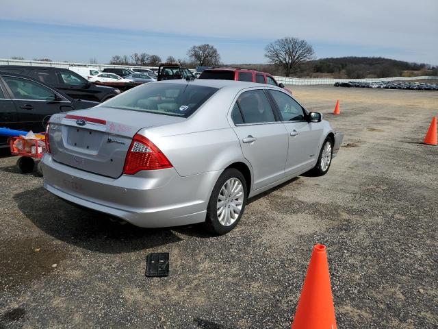 3FADP0L34AR135539 - 2010 FORD FUSION HYBRID SILVER photo 3