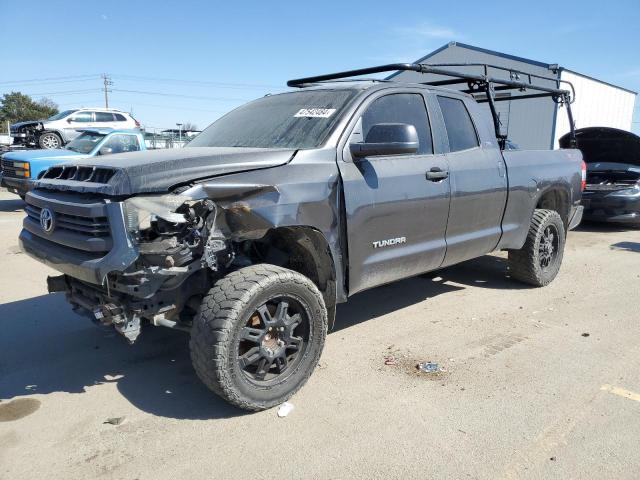 5TFRM5F19FX086949 - 2015 TOYOTA TUNDRA DOUBLE CAB SR/SR5 GRAY photo 1
