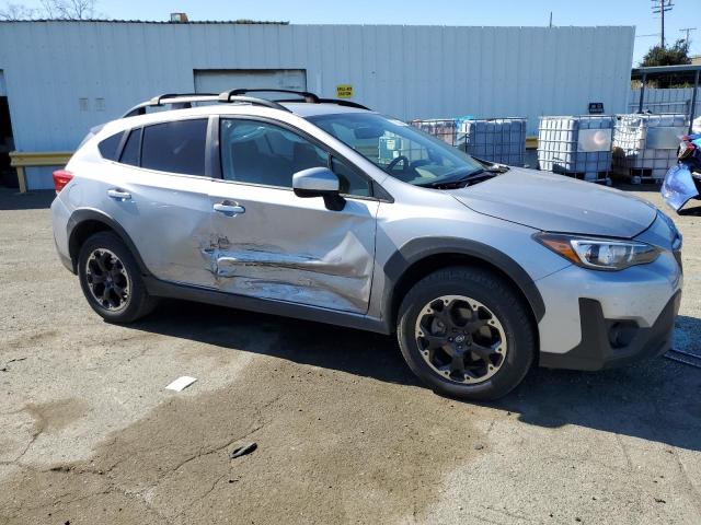 JF2GTAPC6M8309296 - 2021 SUBARU CROSSTREK PREMIUM SILVER photo 4