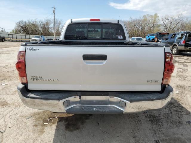 5TETX22N65Z090274 - 2005 TOYOTA TACOMA ACCESS CAB ვერცხლისფერი ფოტო 6