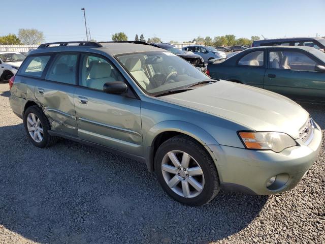 4S4BP61C967333258 - 2006 SUBARU LEGACY OUTBACK 2.5I GREEN photo 4