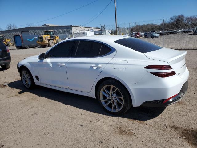 KMTG34TA2NU092487 - 2022 GENESIS G70 BASE WHITE photo 2