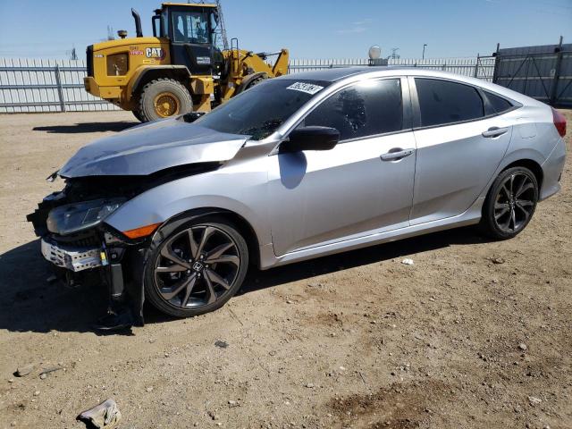 2HGFC2F86MH505988 - 2021 HONDA CIVIC SPORT 银色 照片 1