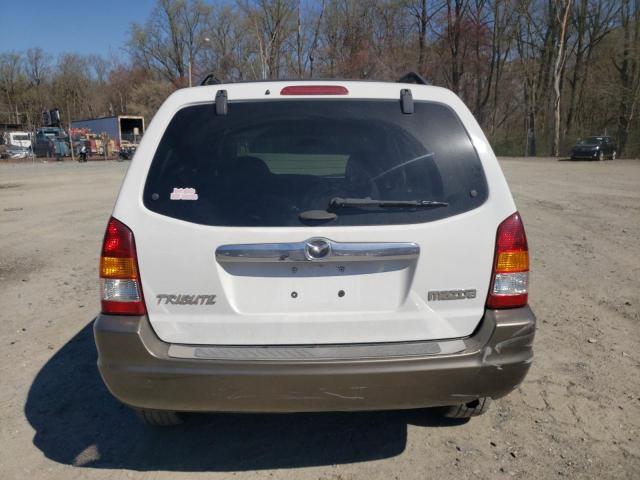 4F2CZ06124KM07931 - 2004 MAZDA TRIBUTE ES WHITE photo 6