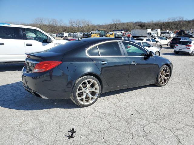 2G4GV5GV1C9151532 - 2012 BUICK REGAL GS BLACK photo 3