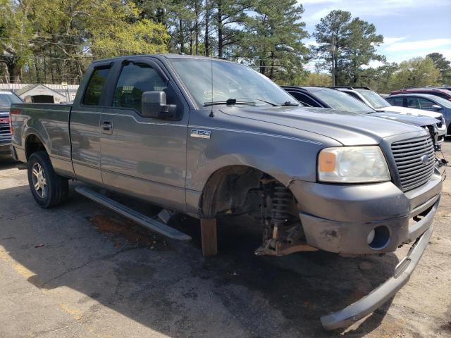 1FTPX12V67NA08822 - 2007 FORD F150 GRAY photo 4