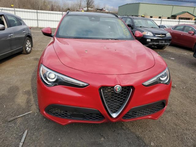 ZASPAKBN1M7D13708 - 2021 ALFA ROMEO STELVIO TI RED photo 5