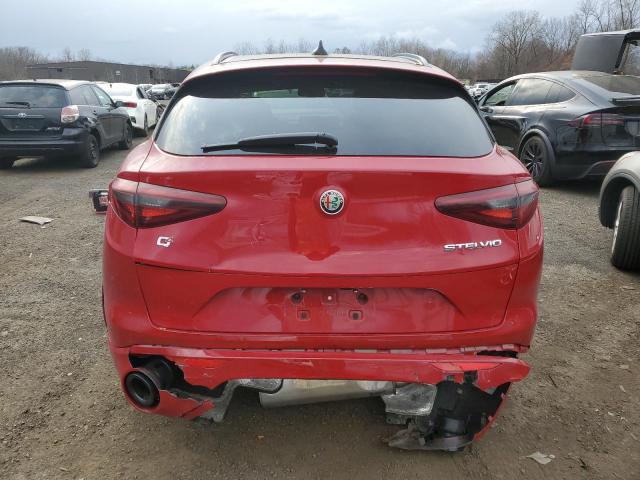 ZASPAKBN1M7D13708 - 2021 ALFA ROMEO STELVIO TI RED photo 6