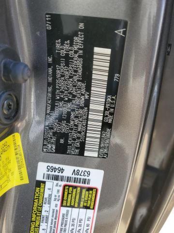 5TDYK3DC4BS163284 - 2011 TOYOTA SIENNA XLE CHARCOAL photo 13