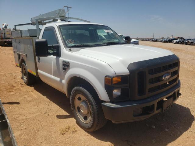 1FDSF30578EB35877 - 2008 FORD F350 SRW SUPER DUTY WHITE photo 4