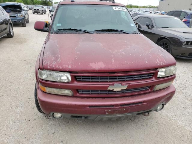 3GNFK16Z64G304393 - 2004 CHEVROLET SUBURBAN K1500 BURGUNDY photo 5