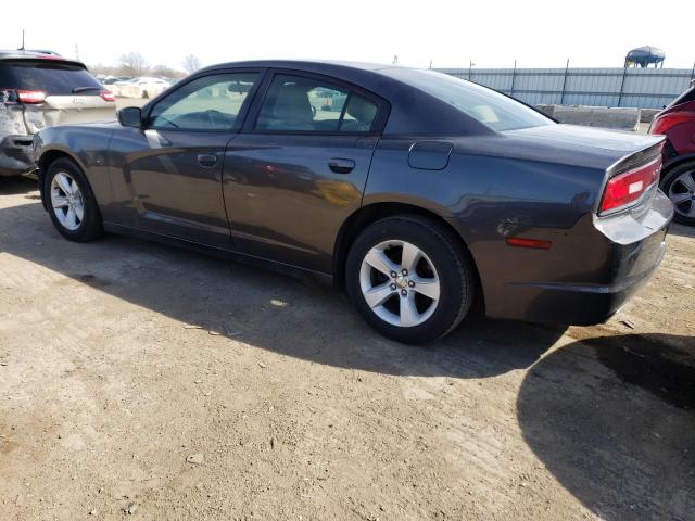 2C3CDXBG3EH129118 - 2014 DODGE CHARGER SE GRAY photo 2