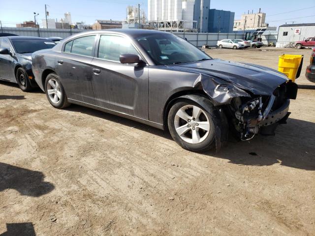 2C3CDXBG3EH129118 - 2014 DODGE CHARGER SE GRAY photo 4