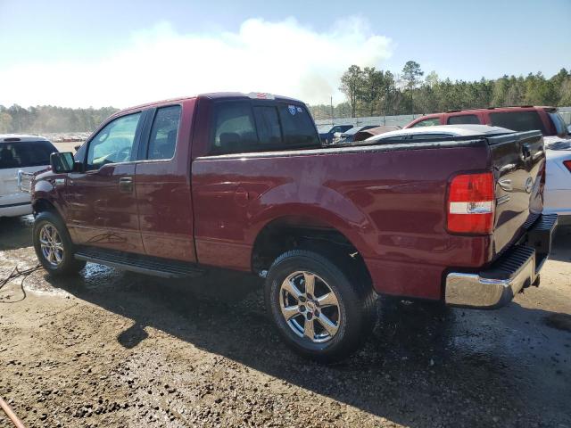 1FTPX14535NA14989 - 2005 FORD F150 BURGUNDY photo 2