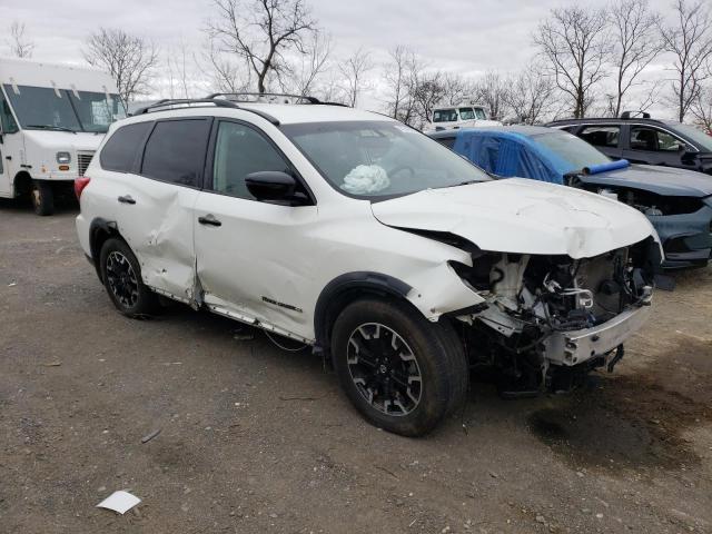 5N1DR2MN9KC627141 - 2019 NISSAN PATHFINDER S WHITE photo 4