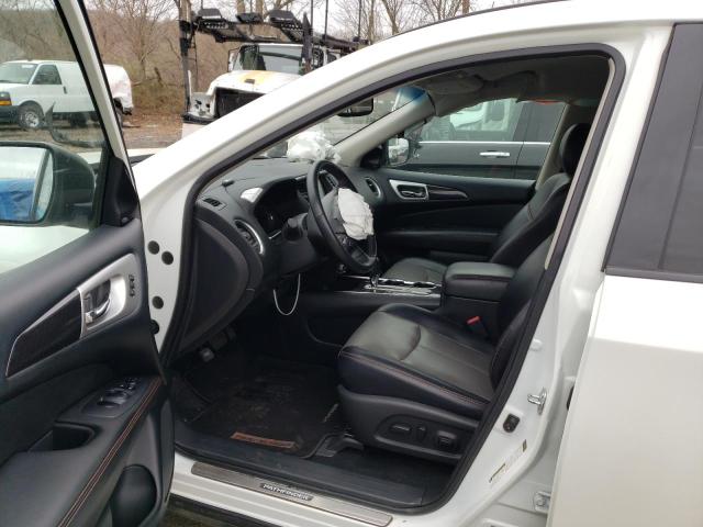 5N1DR2MN9KC627141 - 2019 NISSAN PATHFINDER S WHITE photo 7