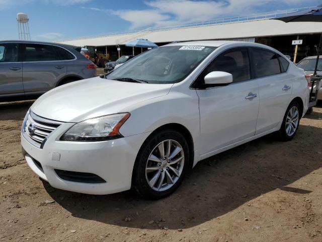 3N1AB7AP3DL749227 - 2013 NISSAN SENTRA S WHITE photo 1