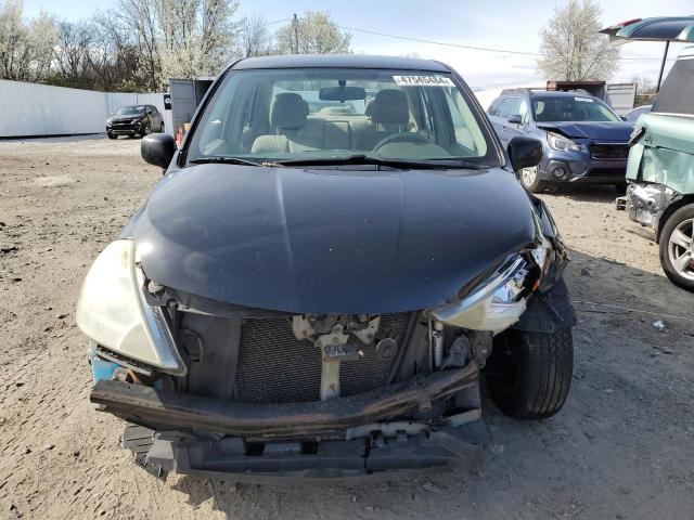 3N1BC11E08L446392 - 2008 NISSAN VERSA S BLACK photo 5