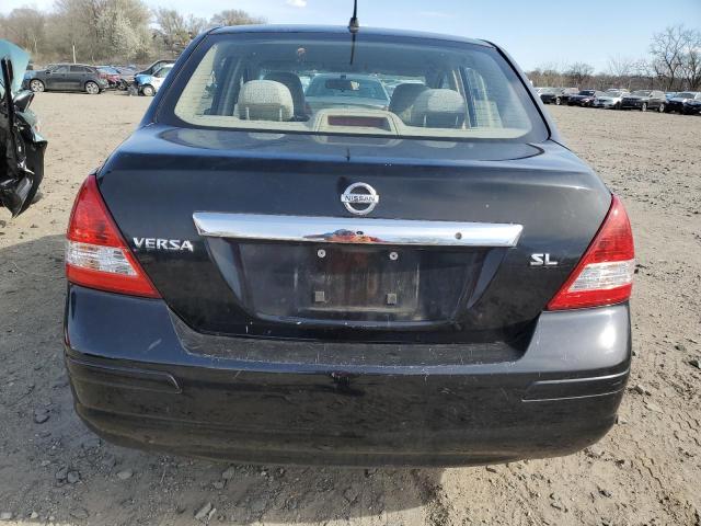 3N1BC11E08L446392 - 2008 NISSAN VERSA S BLACK photo 6