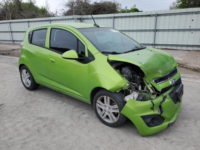 KL8CD6S94EC566547 - 2014 CHEVROLET SPARK 1LT GREEN photo 4