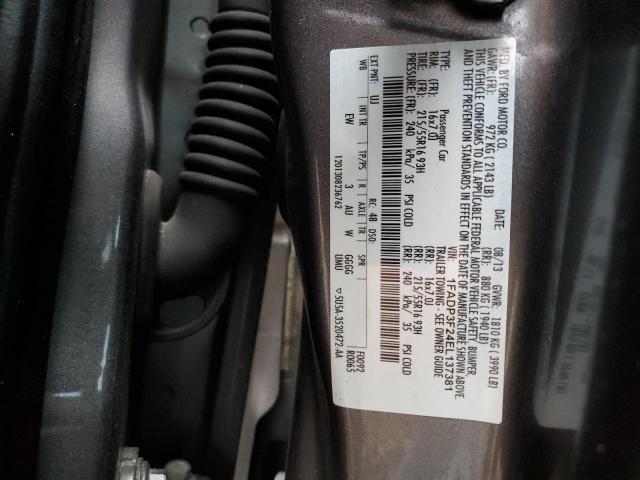 1FADP3F24EL137381 - 2014 FORD FOCUS SE GRAY photo 13