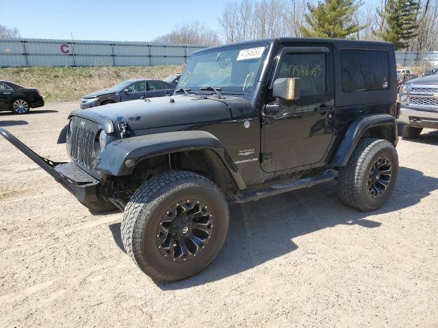 1J4AA5D19AL214867 - 2010 JEEP WRANGLER SAHARA BLACK photo 1