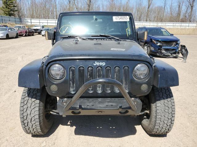 1J4AA5D19AL214867 - 2010 JEEP WRANGLER SAHARA BLACK photo 5