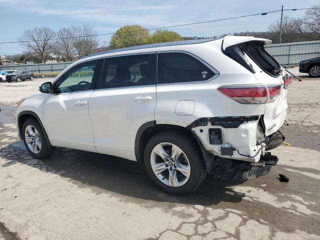 5TDDKRFH2GS227338 - 2016 TOYOTA HIGHLANDER LIMITED WHITE photo 2